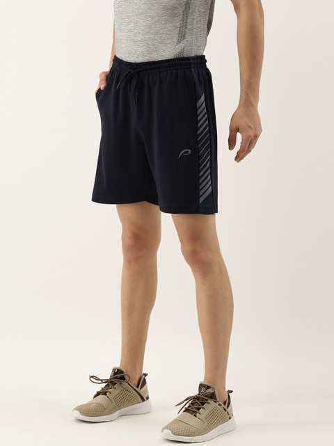 Proline Active Men Navy Blue Solid Regular Fit Sports Shorts with Side Striped Detail
Proline Active Men Navy Blue Solid Regular Fit Sports Shorts with Side Striped Detail