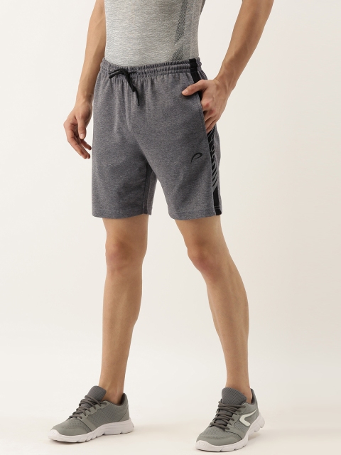 Proline Active Men Grey Melange Solid Regular Fit Sports Shorts with Side Striped Detail
Proline Active Men Grey Melange Solid Regular Fit Sports Shorts with Side Striped Detail