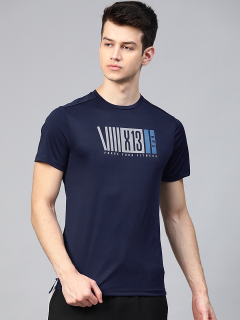 HRX by Hrithik Roshan Men Medieval Blue Solid Rapid-Dry Antimicrobial Training T-shirt, Navy blue
HRX by Hrithik Roshan Men Medieval Blue Solid Rapid-Dry Antimicrobial Training T-shirt, Navy blue