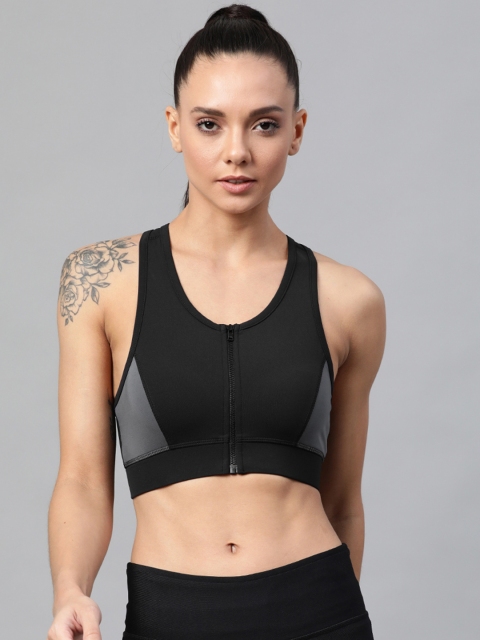 skyria Black & Grey Colourblocked Non-Wired Non Padded Rapid Dry Sports Bra SSU008E4XS
skyria Black & Grey Colourblocked Non-Wired Non Padded Rapid Dry Sports Bra SSU008E4XS