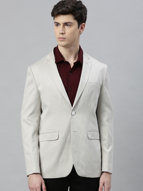Peter England Elite Men Brown Solid Neo Slim Fit Single-Breasted Two-Piece Formal Suit, Grey
Peter England Elite Men Brown Solid Neo Slim Fit Single-Breasted Two-Piece Formal Suit, Grey