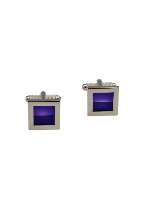 Alvaro Castagnino Blue & Silver-Toned Cufflinks