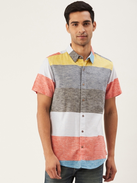 United Colors of Benetton Men Multicoloured Regular Fit Striped Casual Shirt, Multi
United Colors of Benetton Men Multicoloured Regular Fit Striped Casual Shirt, Multi