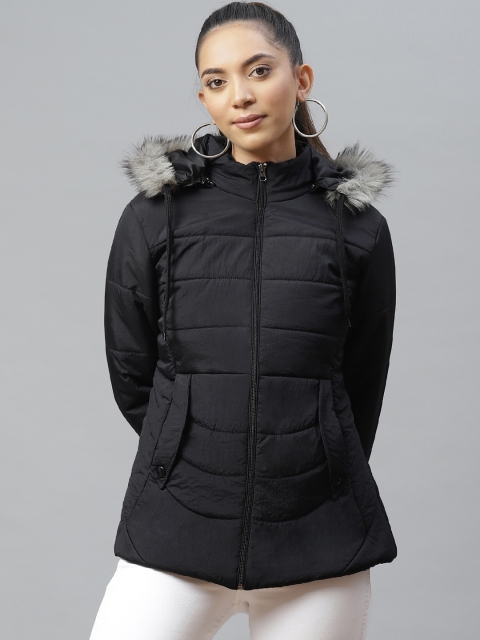 Foreign Culture By Fort Collins Women Black Solid Lightweight Detachable Hood Parka Jacket
Foreign Culture By Fort Collins Women Black Solid Lightweight Detachable Hood Parka Jacket