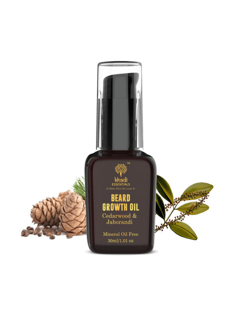 Khadi Essentials Beard Growth Oil with Swiss Actives & Jaborandi for Thicker Beard Growth- 30 ml, Brown
Khadi Essentials Beard Growth Oil with Swiss Actives & Jaborandi for Thicker Beard Growth- 30 ml, Brown