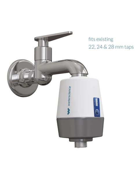 WaterScience Shower & Tap Filter With HighHardness Cartridge For Borewell WaterSupply, White
WaterScience Shower & Tap Filter With HighHardness Cartridge For Borewell WaterSupply, White