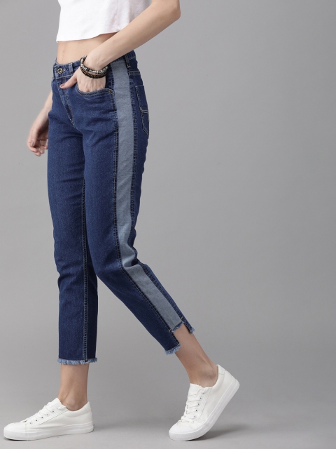 Roadster Women Blue Skinny Fit Mid-Rise Clean Look Stretchable Side Striped Cropped Jeans
Roadster Women Blue Skinny Fit Mid-Rise Clean Look Stretchable Side Striped Cropped Jeans