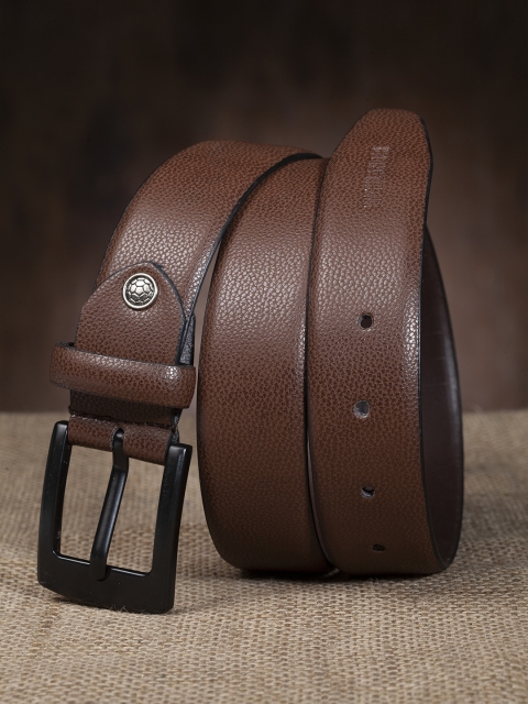 HIGHLANDER Men Brown Solid Belt