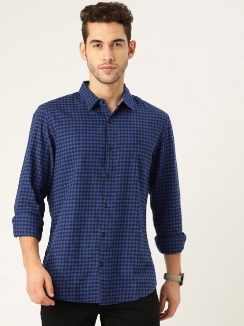 United Colors of Benetton Men Blue & Black Flannel Weave Slim Fit Checked Casual Shirt
United Colors of Benetton Men Blue & Black Flannel Weave Slim Fit Checked Casual Shirt