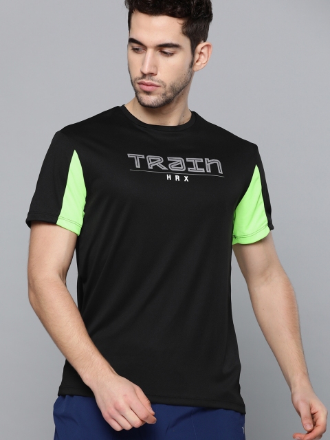 HRX by Hrithik Roshan Men Jet Black Colourblocked Rapid-Dry Antimicrobial Training T-shirt
HRX by Hrithik Roshan Men Jet Black Colourblocked Rapid-Dry Antimicrobial Training T-shirt