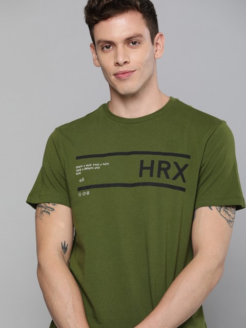 HRX by Hrithik Roshan Men Avocado Printed Bio-Wash Antimicrobial Lifestyle T-shirt, Olive
HRX by Hrithik Roshan Men Avocado Printed Bio-Wash Antimicrobial Lifestyle T-shirt, Olive