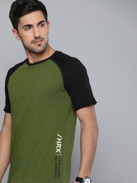 HRX by Hrithik Roshan Men Avocado Colourblocked Bio-Wash Antimicrobial Lifestyle T-shirt, Olive
HRX by Hrithik Roshan Men Avocado Colourblocked Bio-Wash Antimicrobial Lifestyle T-shirt, Olive