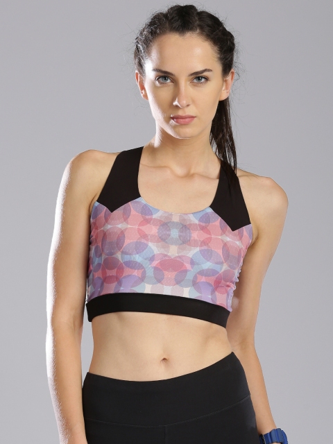 HRX by Hrithik Roshan Multicoloured Printed Crop Top, Multi