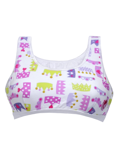 DChica White & Purple Printed Non-Wired Non Padded Beginner Sports Bra DCBRSE6322/xxxs
DChica White & Purple Printed Non-Wired Non Padded Beginner Sports Bra DCBRSE6322/xxxs