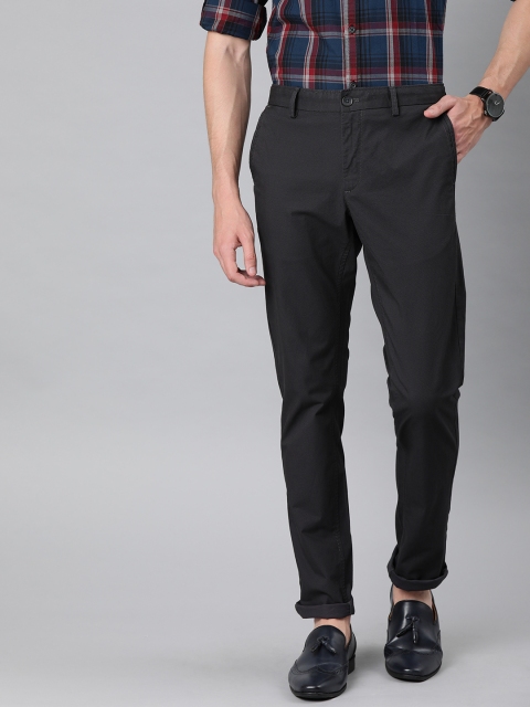 Indian Terrain Men Charcoal Grey Brooklyn Slim Fit Self Design Regular Trousers
Indian Terrain Men Charcoal Grey Brooklyn Slim Fit Self Design Regular Trousers