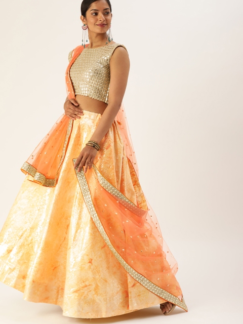 panchhi Yellow & Beige Embellished Semi-Stitched Lehenga & Unstitched Blouse with Dupatta
panchhi Yellow & Beige Embellished Semi-Stitched Lehenga & Unstitched Blouse with Dupatta