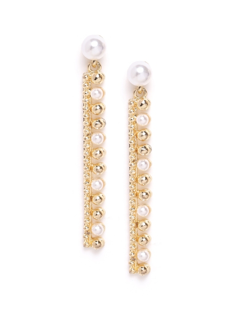 DIVA WALK EXCLUSIVE Off-White Gold-Plated Artificial Beaded Handcrafted Spherical Drop Earrings
DIVA WALK EXCLUSIVE Off-White Gold-Plated Artificial Beaded Handcrafted Spherical Drop Earrings