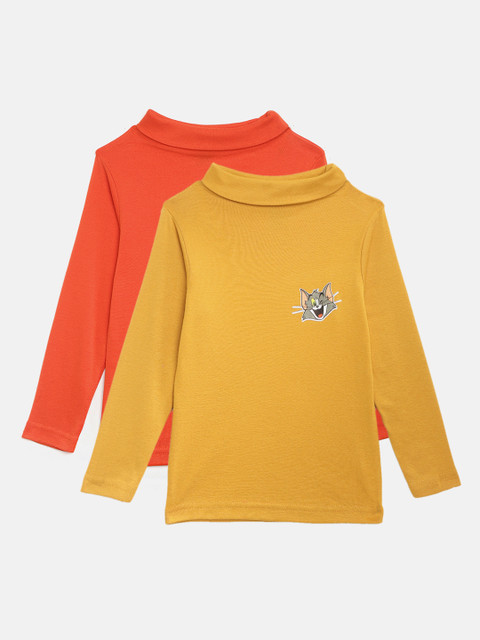 Eteenz Boys Pack of 2 Assorted Solid Turtle Neck T-shirts
Eteenz Boys Pack of 2 Assorted Solid Turtle Neck T-shirts
