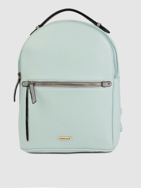 Fastrack Women Green Solid Backpack