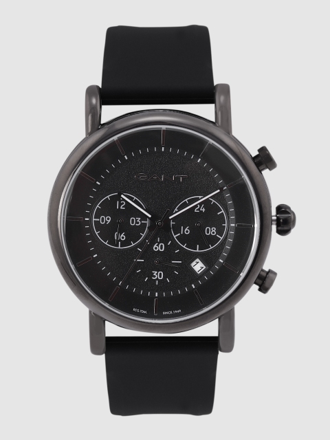 GANT Men Black Analogue Chronograph Watch GTAD00701099I