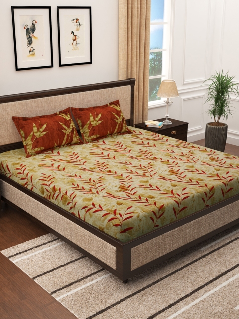 Story@home Beige & Brown Abstract 300 TC Cotton 1 King Bedsheet with 2 Pillow Covers
Story@home Beige & Brown Abstract 300 TC Cotton 1 King Bedsheet with 2 Pillow Covers
