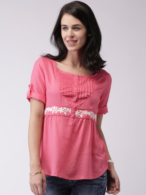 IMARA Pink Embroidered Top