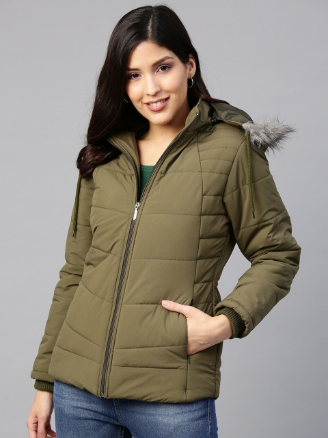 Foreign Culture By Fort Collins Women Olive Green Solid Parka Jacket with Detachable Hood
Foreign Culture By Fort Collins Women Olive Green Solid Parka Jacket with Detachable Hood