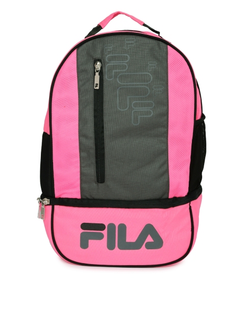 FILA Unisex Pink Laptop Backpack