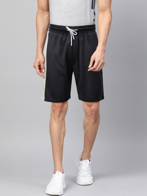 French Connection Men Navy Blue Solid Regular Fit Shorts with Colourblocked & Print Detail
French Connection Men Navy Blue Solid Regular Fit Shorts with Colourblocked & Print Detail