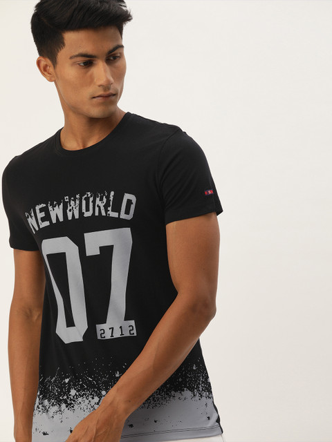 Being Human Clothing Men Black Printed Round Neck T-shirt 
Being Human Clothing Men Black Printed Round Neck T-shirt