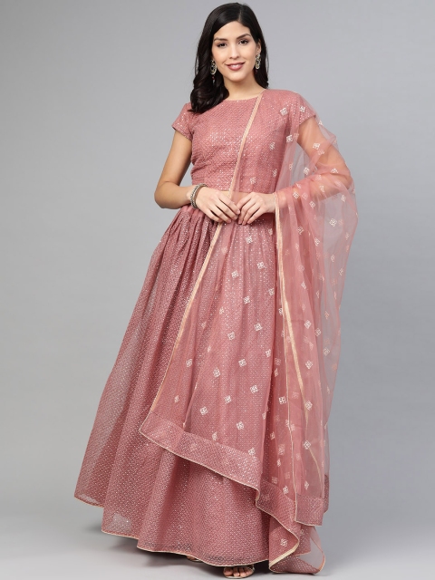 SHOPGARB Mauve & Golden Embellished Semi-Stitched Lehenga & Unstitched Blouse with Dupatta
SHOPGARB Mauve & Golden Embellished Semi-Stitched Lehenga & Unstitched Blouse with Dupatta