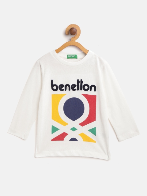 United Colors of Benetton Boys Off-White Printed Round Neck T-shirt With Applique Detail
United Colors of Benetton Boys Off-White Printed Round Neck T-shirt With Applique Detail