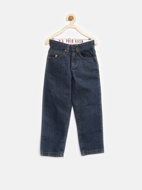 U.S. Polo Assn. Kids Boys Navy Jeans, Navy blue