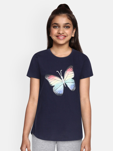 GAP Girls Interactive Graphic Pure Cotton T-Shirt, Navy blue
GAP Girls Interactive Graphic Pure Cotton T-Shirt, Navy blue
