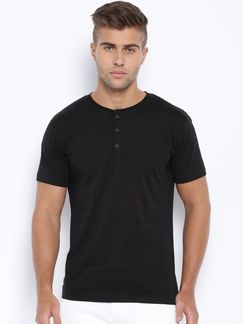 Highlander Black Henley T-shirt