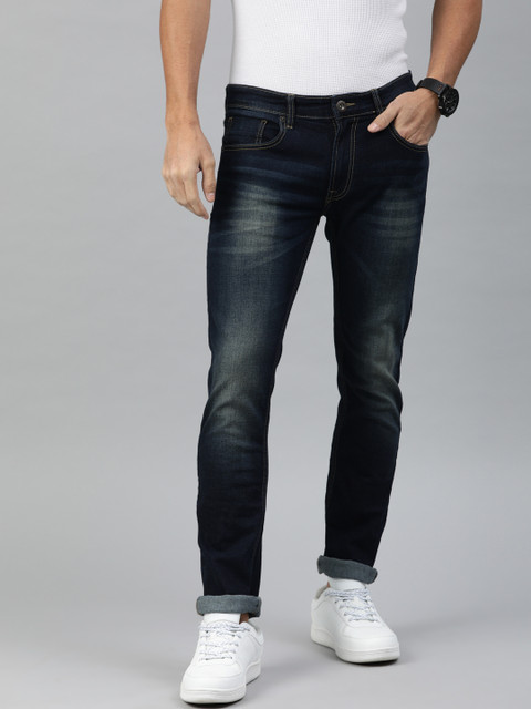 BEAT LONDON by PEPE JEANS Men Navy Vapour Slim Fit Mid-Rise Clean Look Stretchable Jeans, Navy blue 
BEAT LONDON by PEPE JEANS Men Navy Vapour Slim Fit Mid-Rise Clean Look Stretchable Jeans, Navy blue