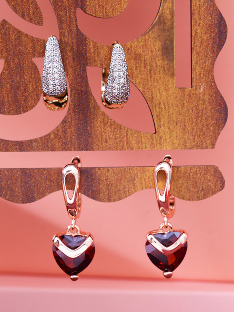 Yellow Chimes Set Of 2 Drop Earrings, Rose gold
Yellow Chimes Set Of 2 Drop Earrings, Rose gold