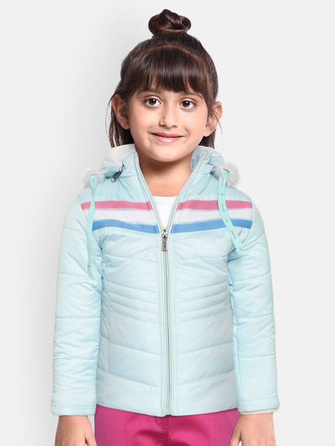 Okane Girls Blue Solid Faux Fur Trimmed Parka Jacket with Detachable Hood & Striped Detail
Okane Girls Blue Solid Faux Fur Trimmed Parka Jacket with Detachable Hood & Striped Detail
