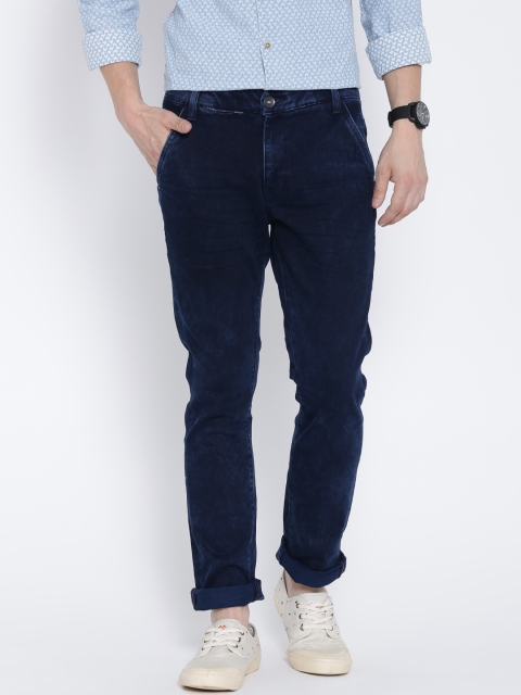 United Colors of Benetton Navy Skinny Fit Stretchable Jeans, Navy blue