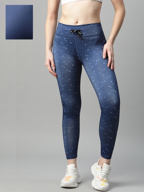 HRX By Hrithik Roshan Women Medieval Blue Skinny Fit Reversible Rapid-Dry Training Tights, Navy blue
HRX By Hrithik Roshan Women Medieval Blue Skinny Fit Reversible Rapid-Dry Training Tights, Navy blue
