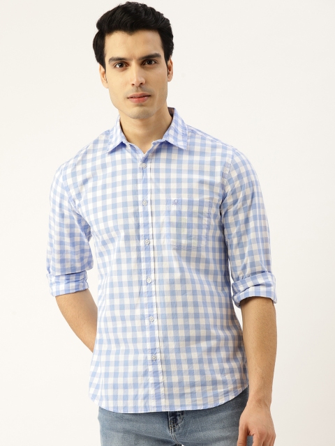 United Colors of Benetton Men Blue & White Poplin Weave Slim Fit Checked Casual Shirt
United Colors of Benetton Men Blue & White Poplin Weave Slim Fit Checked Casual Shirt