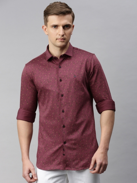 Louis Philippe Sport Men Maroon & Olive Green Super Slim Fit Printed Casual Shirt
Louis Philippe Sport Men Maroon & Olive Green Super Slim Fit Printed Casual Shirt