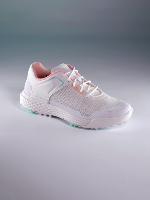 Inesis By Decathlon Women White Mesh Golf Shoes