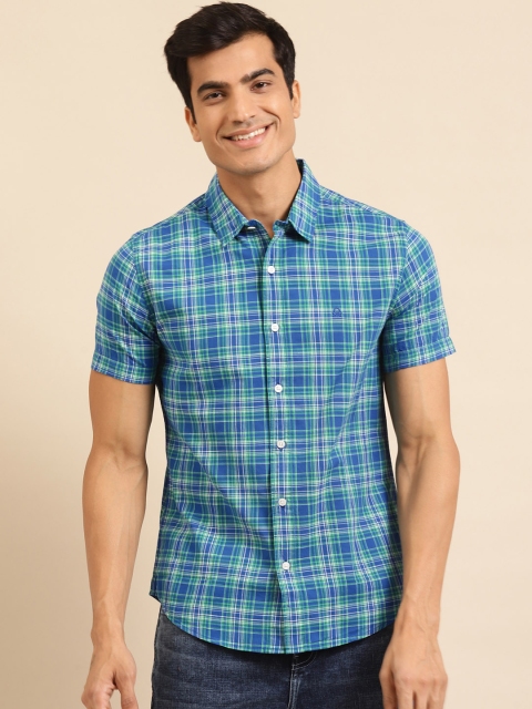 United Colors of Benetton Men Blue Pure Cotton Slim Fit Checked Casual Shirt
United Colors of Benetton Men Blue Pure Cotton Slim Fit Checked Casual Shirt