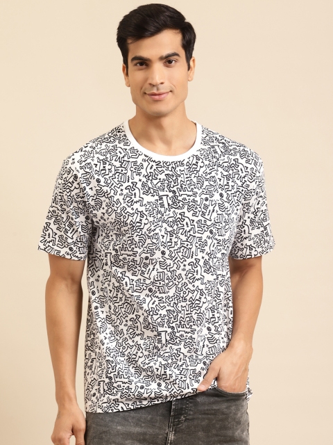 United Colors of Benetton Men White & Black Organic Cotton Printed Round Neck T-shirt
United Colors of Benetton Men White & Black Organic Cotton Printed Round Neck T-shirt