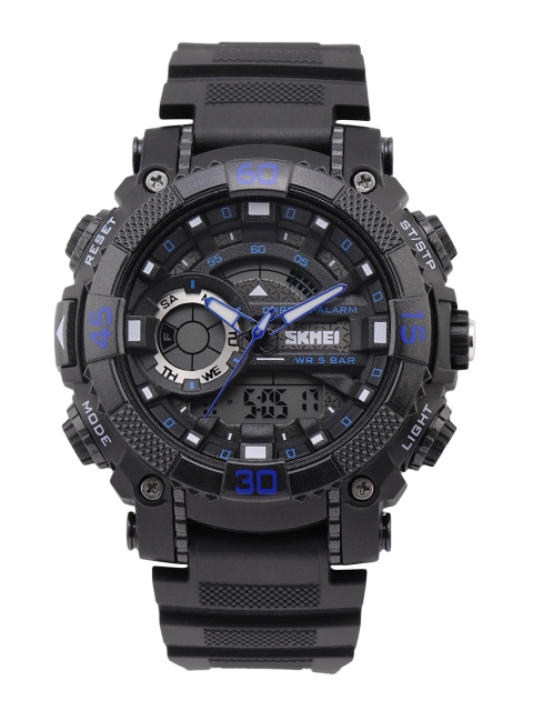 Skmei Men Black Analogue and Digital Watch 1228