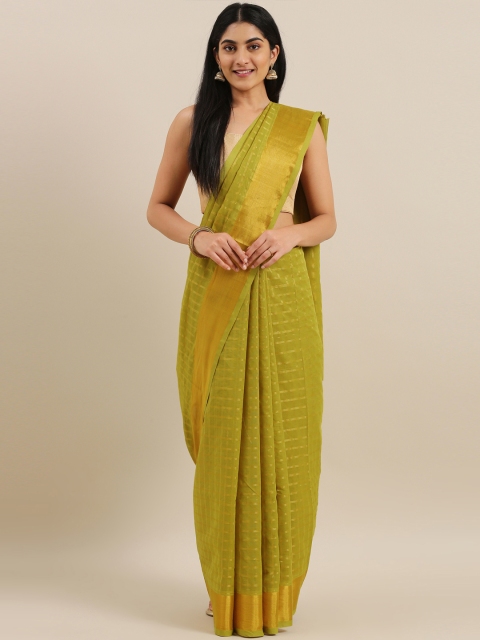 The Chennai Silks Classicate Lime Green & Gold Pure Cotton Woven Design Venkatgiri Saree
The Chennai Silks Classicate Lime Green & Gold Pure Cotton Woven Design Venkatgiri Saree