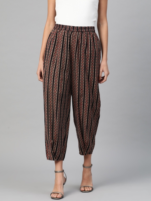 Fabindia Women Coffee Brown & Beige Ethnic Motifs Print Pure Cotton Slouchy Trousers
Fabindia Women Coffee Brown & Beige Ethnic Motifs Print Pure Cotton Slouchy Trousers
