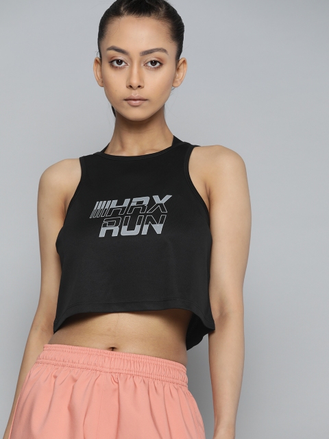 HRX By Hrithik Roshan Women Black Printed Slim Fit Rapid-Dry Antimicrobial Running T-shirt
HRX By Hrithik Roshan Women Black Printed Slim Fit Rapid-Dry Antimicrobial Running T-shirt