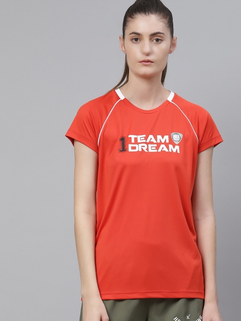HRX By Hrithik Roshan Women High Risk Red & Optic White Typographic Rapid-Dry Anti-Static Antimicrobial Football Tshirt
HRX By Hrithik Roshan Women High Risk Red & Optic White Typographic Rapid-Dry Anti-Static Antimicrobial Football Tshirt
